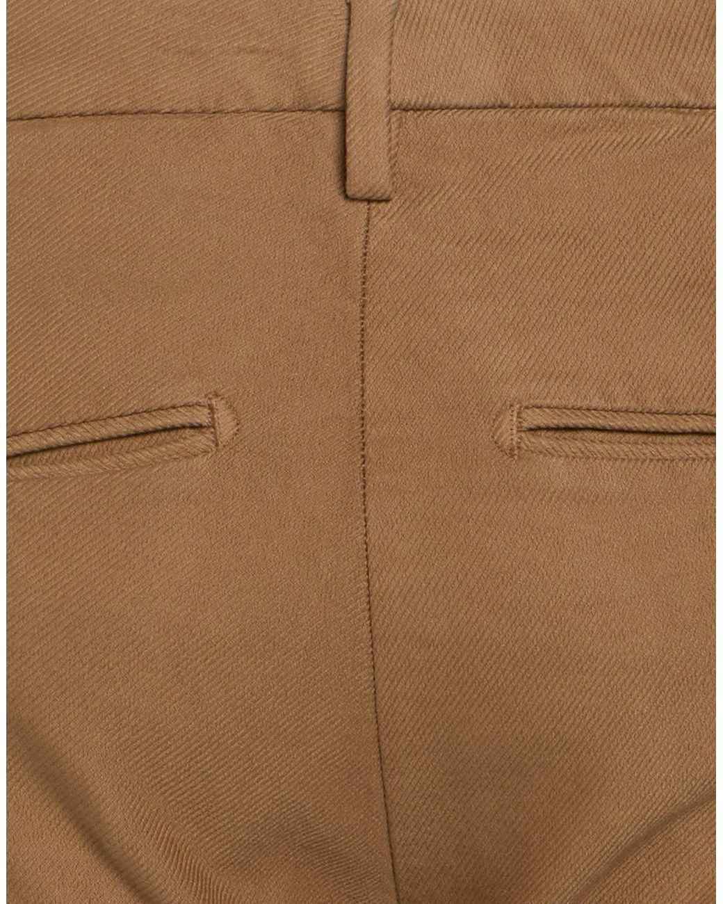Dondup Natural Camel Pants Cotton, Elastane for men