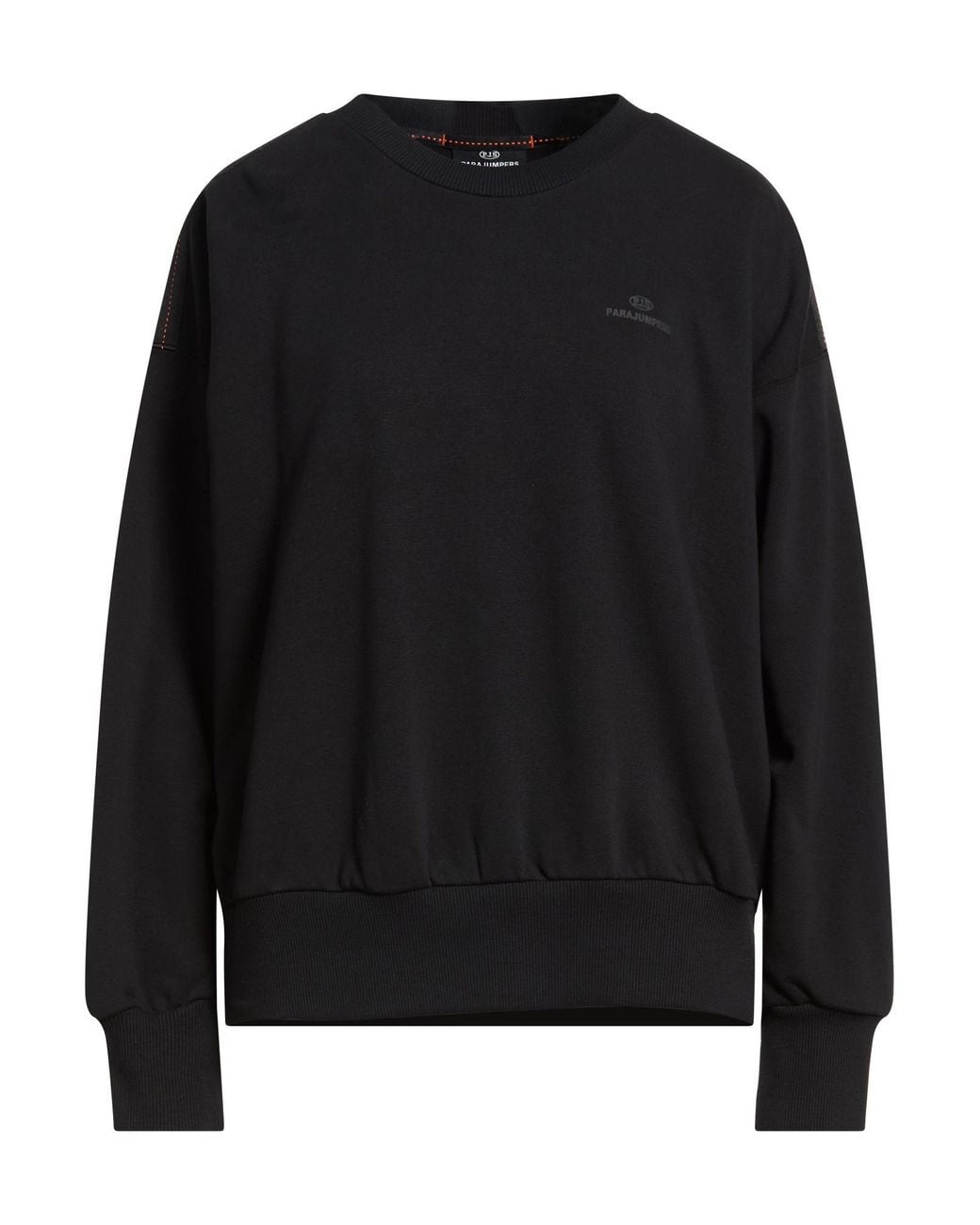 Parajumpers Black Sweatshirt Cotton, Polyester