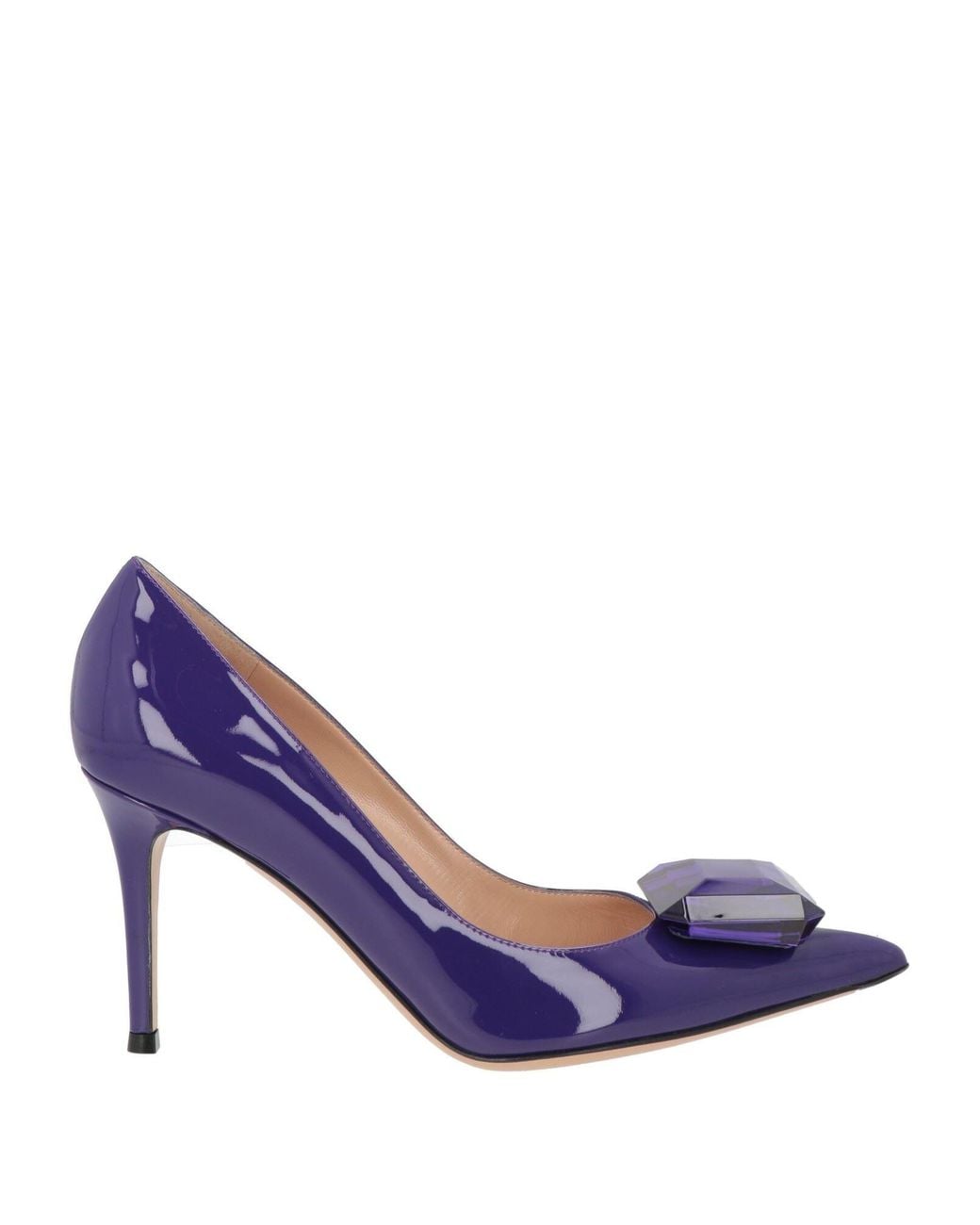 Gianvito Rossi Purple Pumps Leather