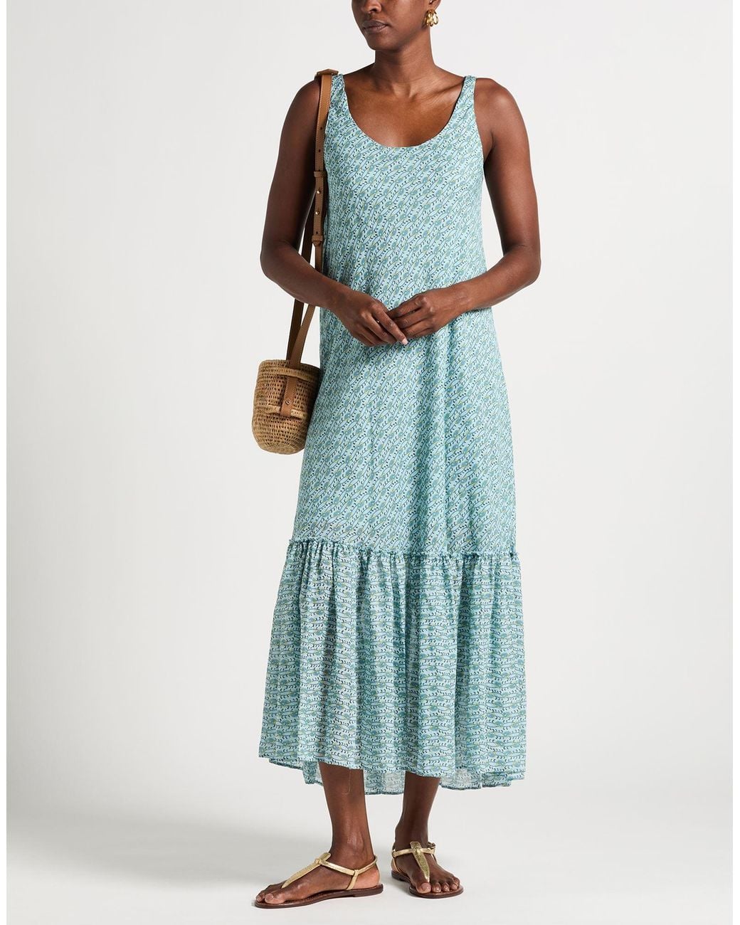 Maliparmi Green Maxi Dresses