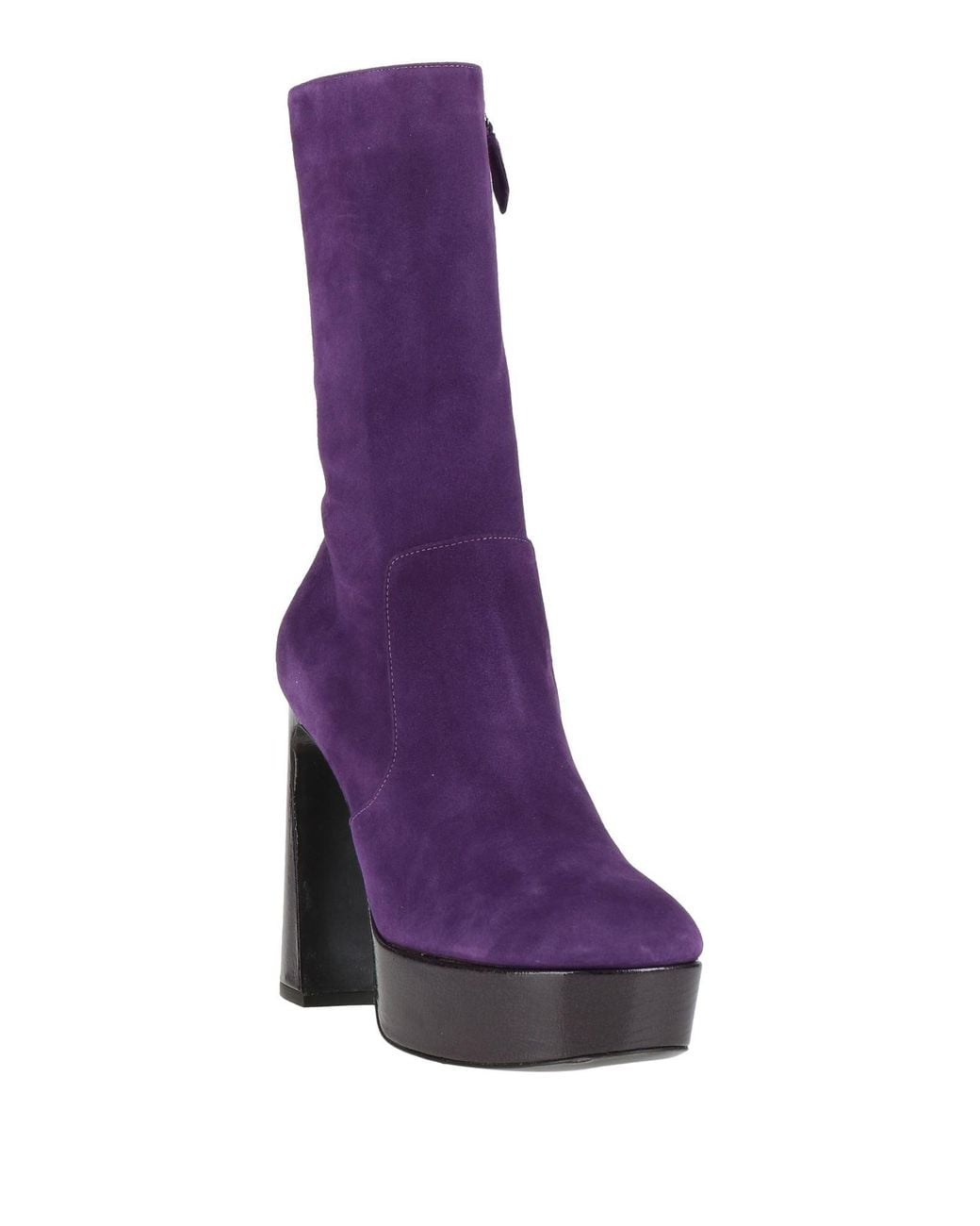 Alberta Ferretti Purple Stiefelette