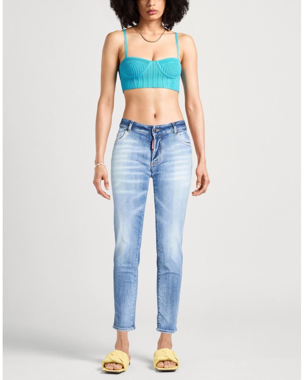 DSquared² Blue Jeans Cotton, Polyester, Elastane