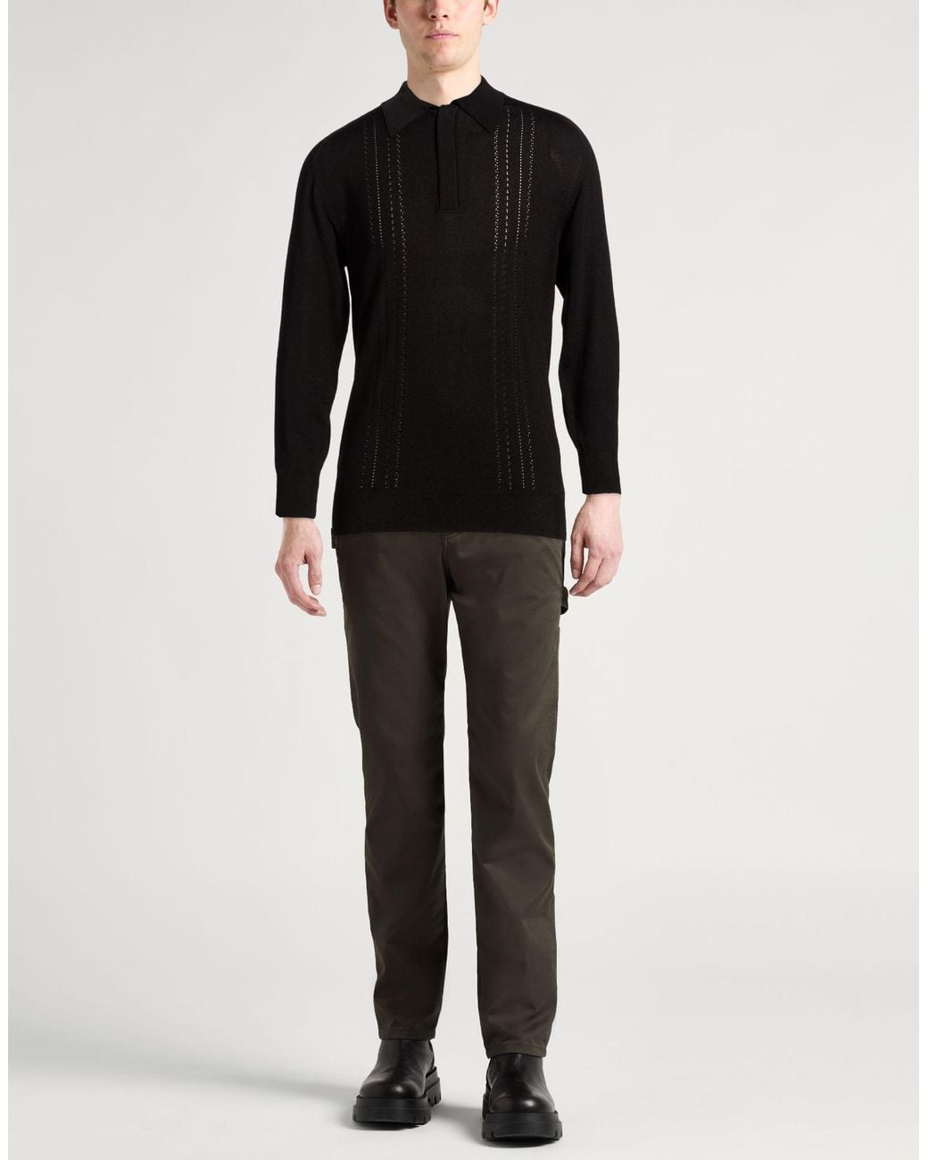 Pullover di Lardini in Black da Uomo