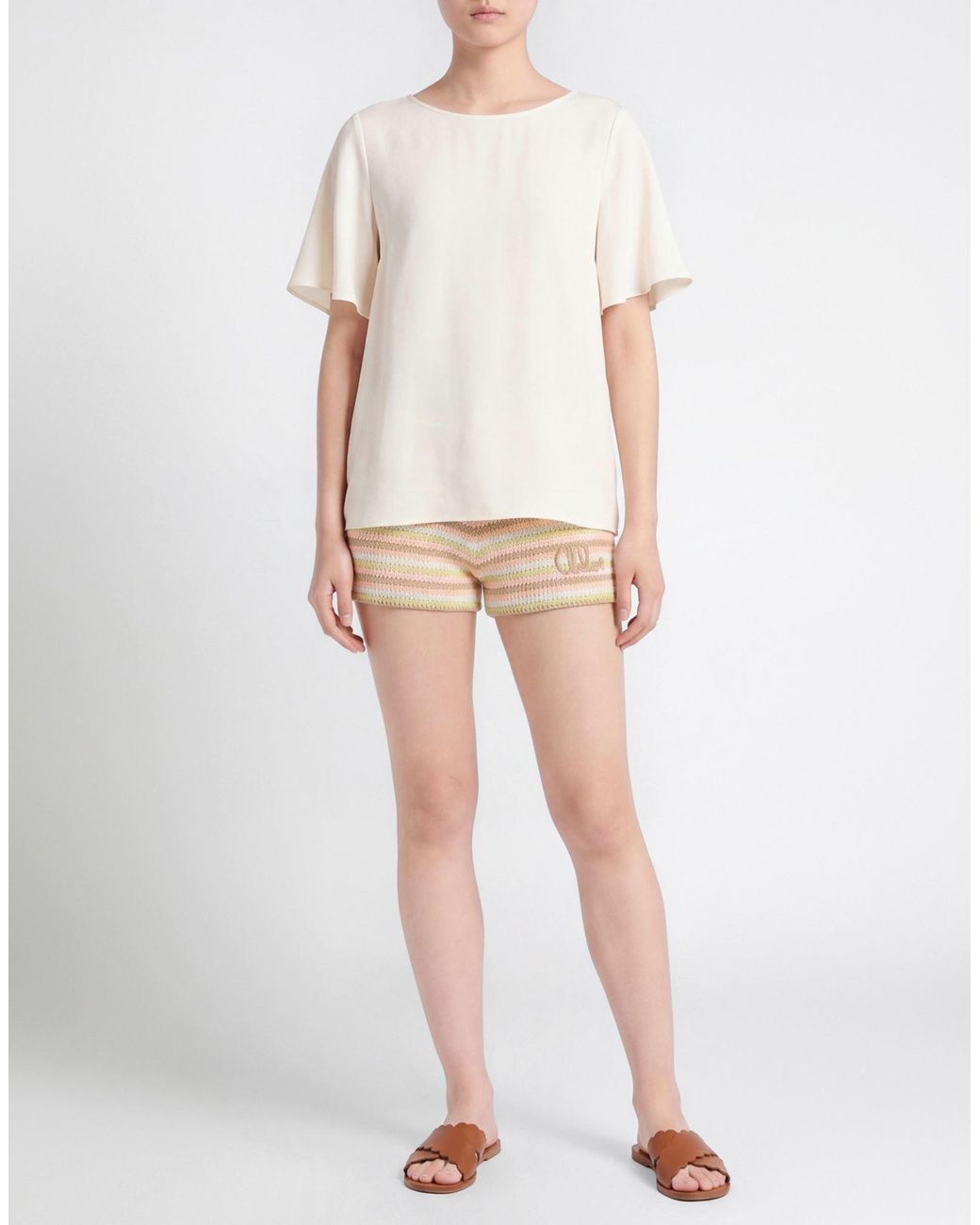 Chloé Natural Shorts & Bermuda Shorts