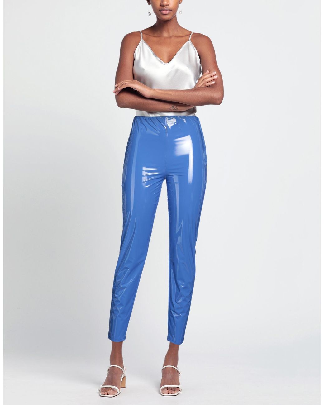 Patrizia Pepe Blue Leggings