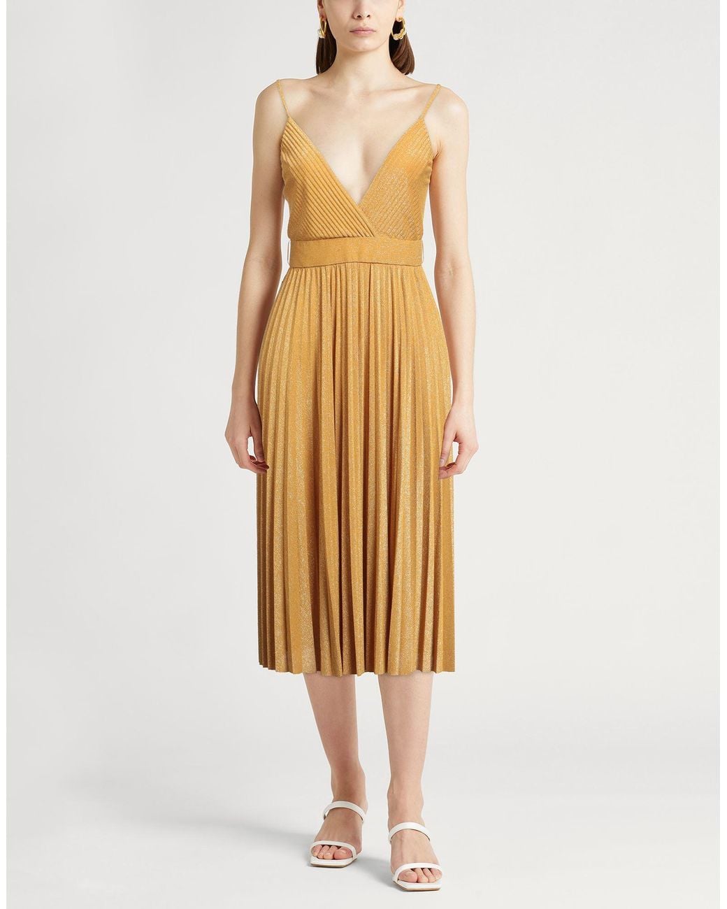 Liu Jo Metallic Midi Dress