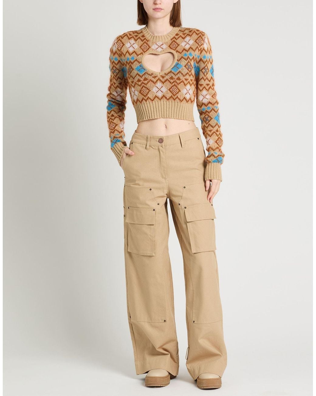 DSquared² White Sweater Wool, Polyamide, Mohair Wool
