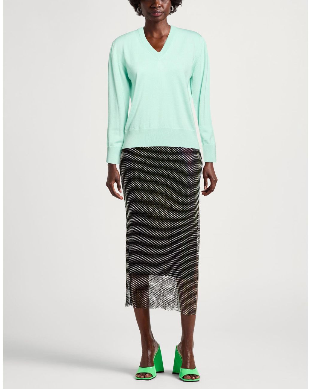 Alpha Studio Green Sweaters