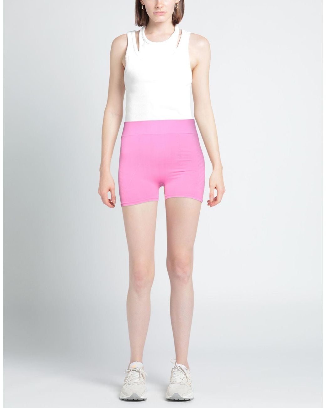 Rick Owens Pink Fitted Bike Shorts