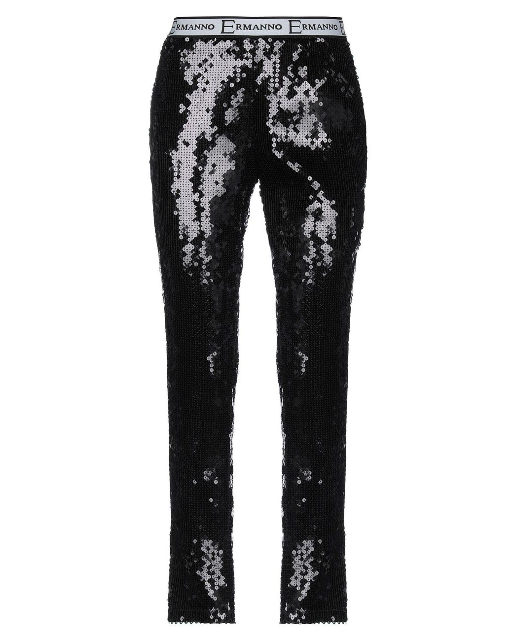 ERMANNO FIRENZE Black Leggings