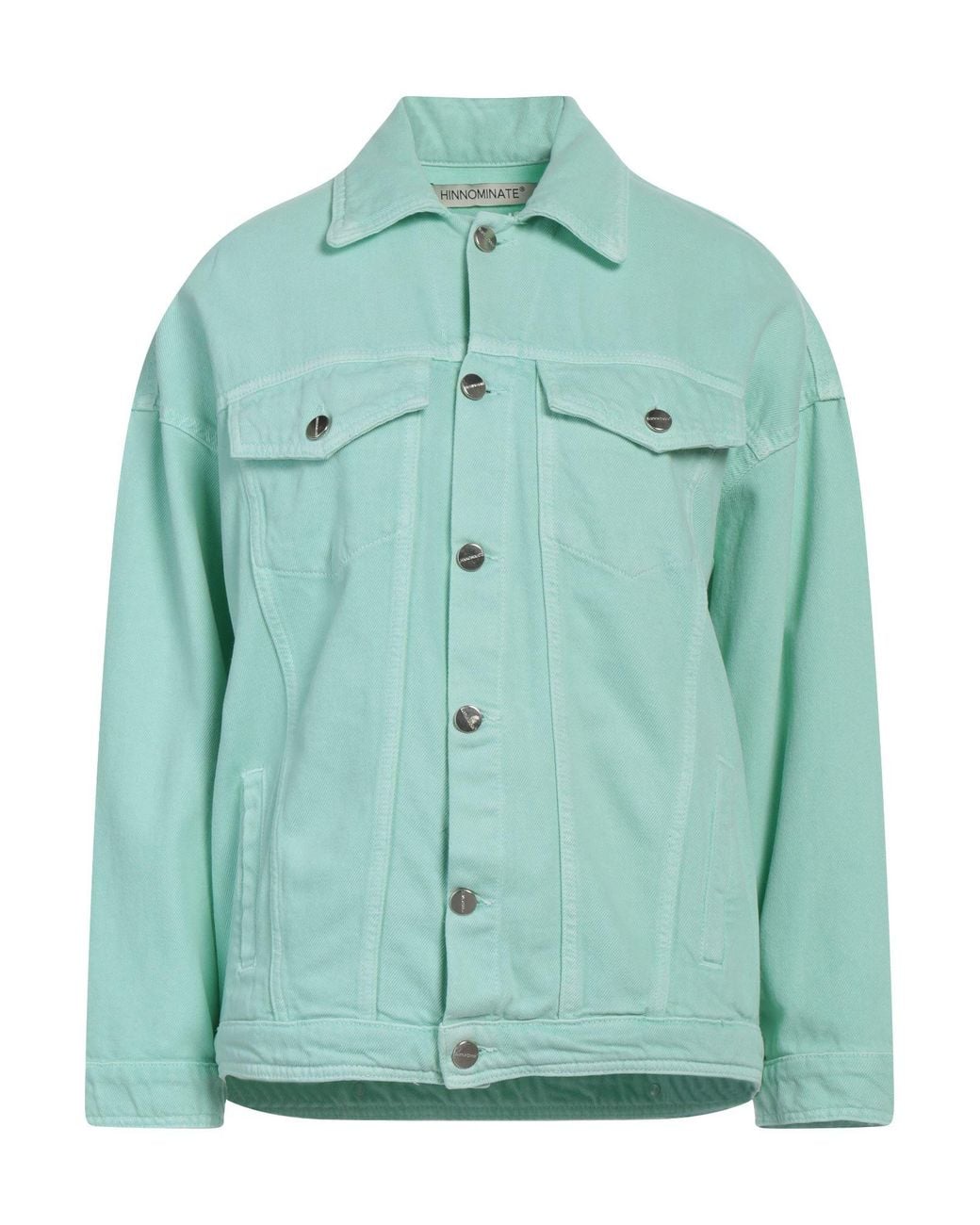 hinnominate Green Denim Outerwear