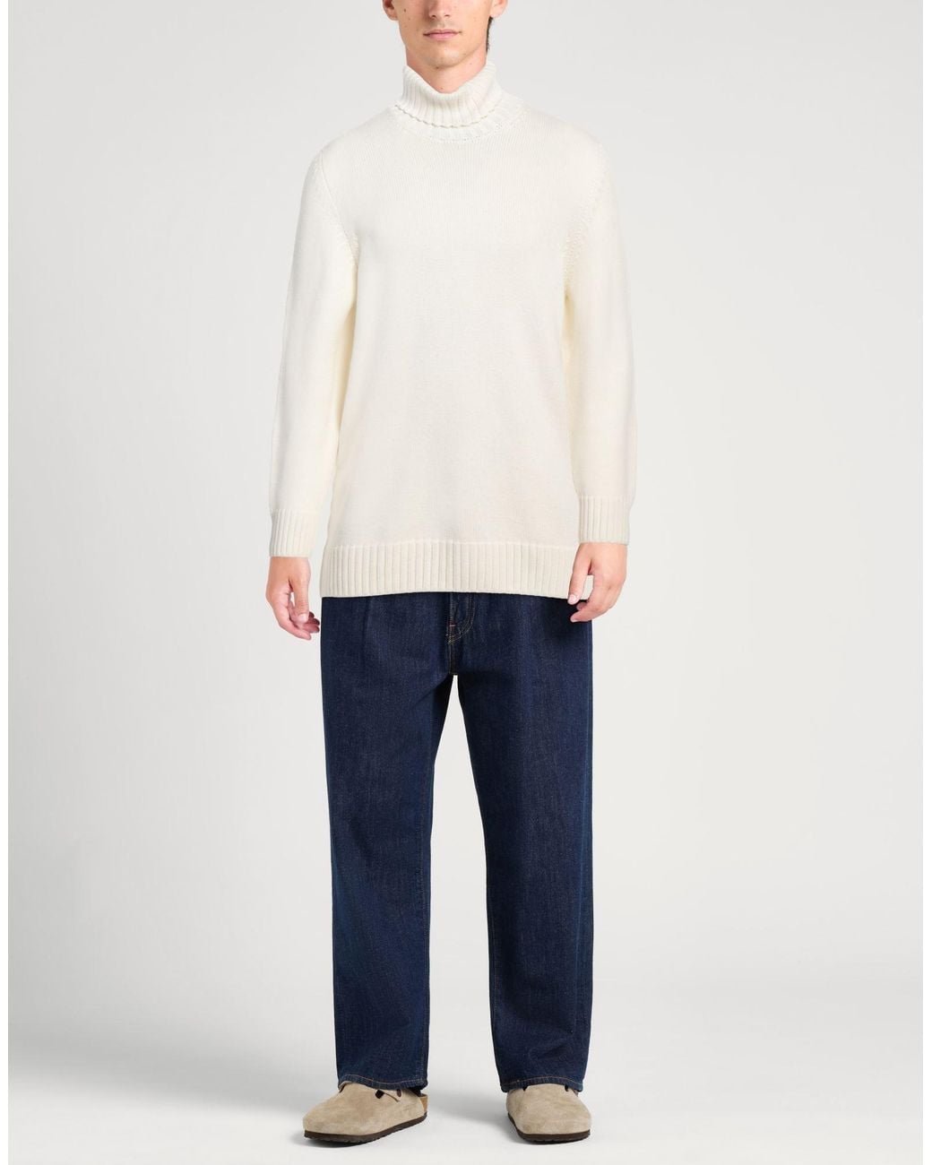 Drumohr White Turtleneck for men