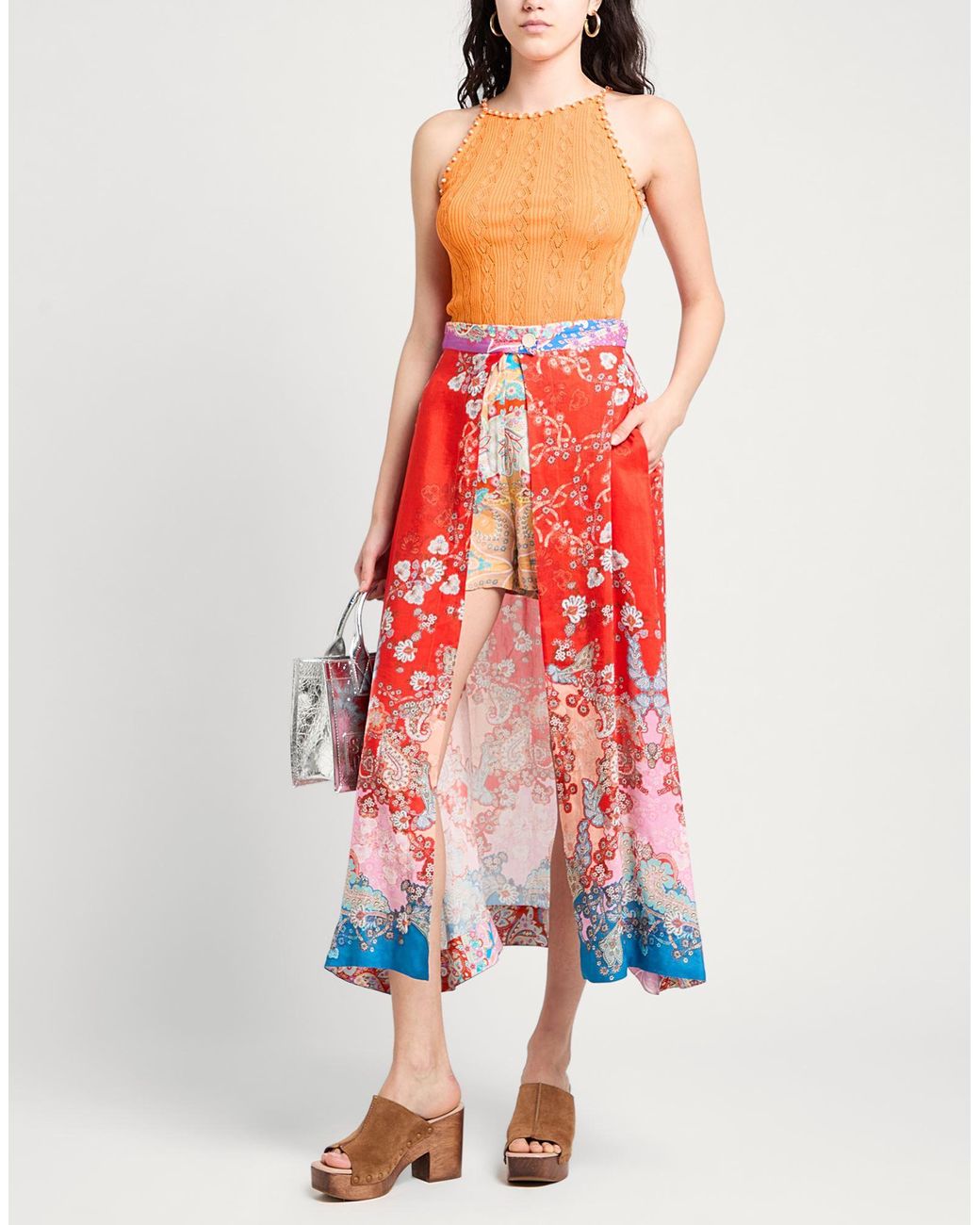 Sandro Red Shorts & Bermuda Shorts