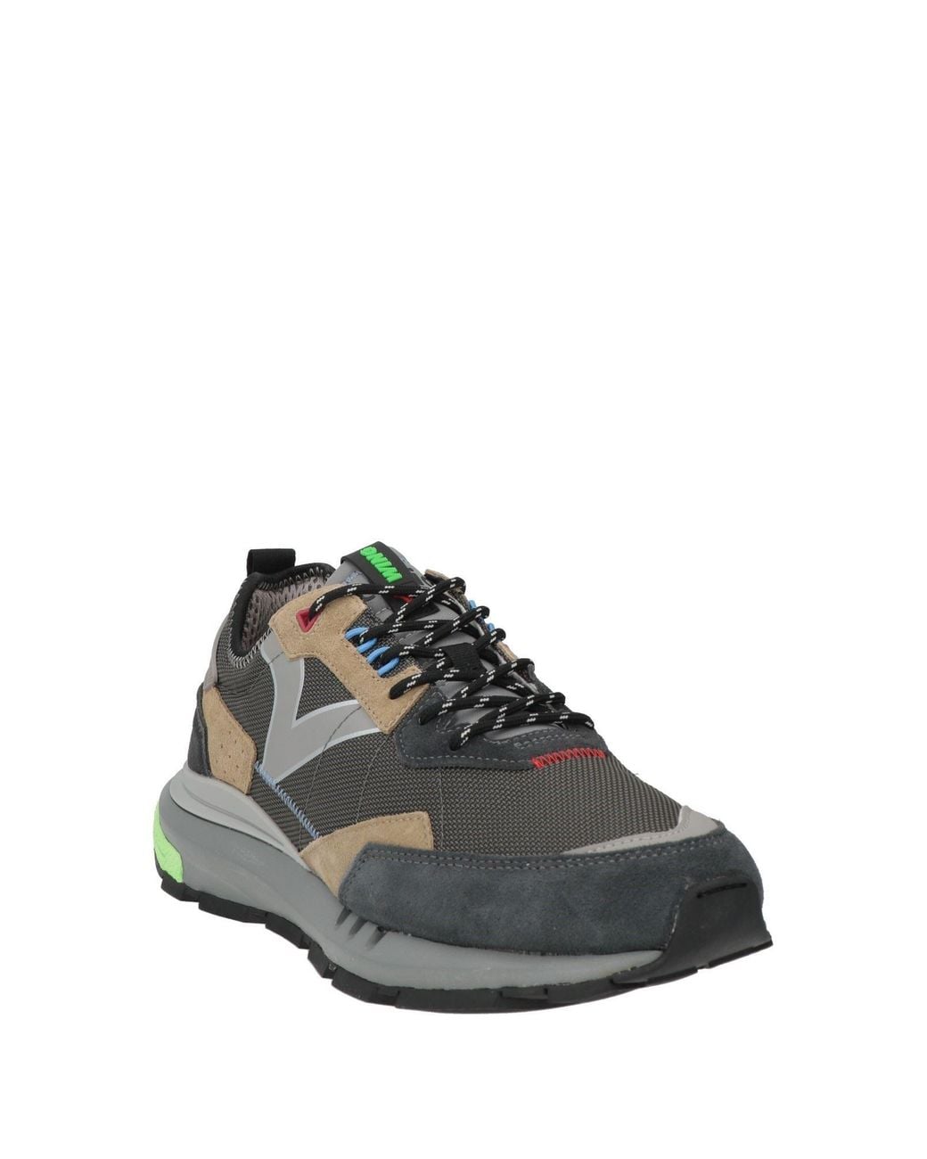 Victoria Green Sneakers Leather, Textile Fibers for men