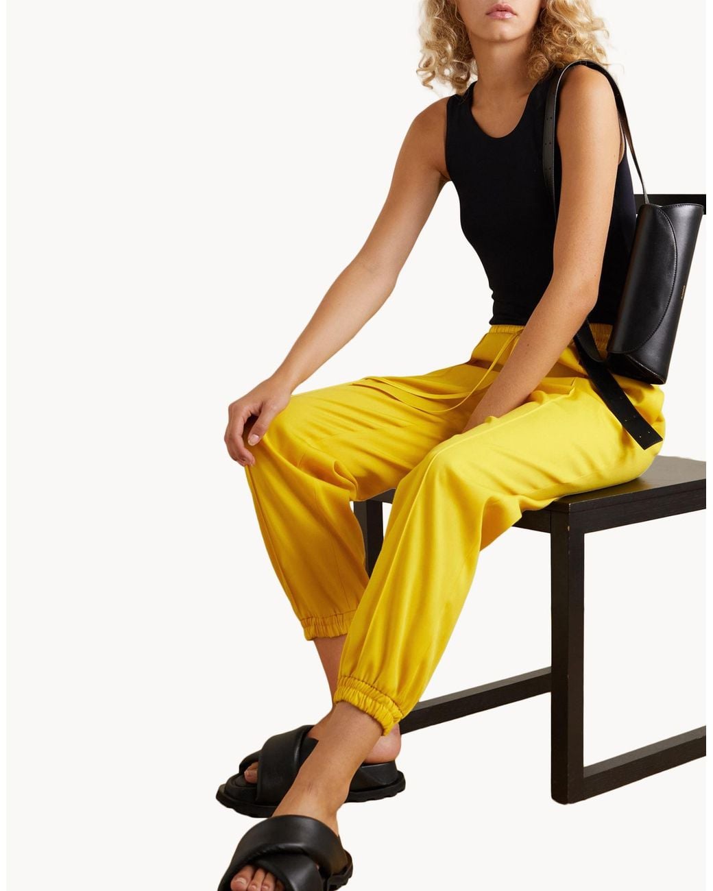 Jil Sander Yellow Trouser