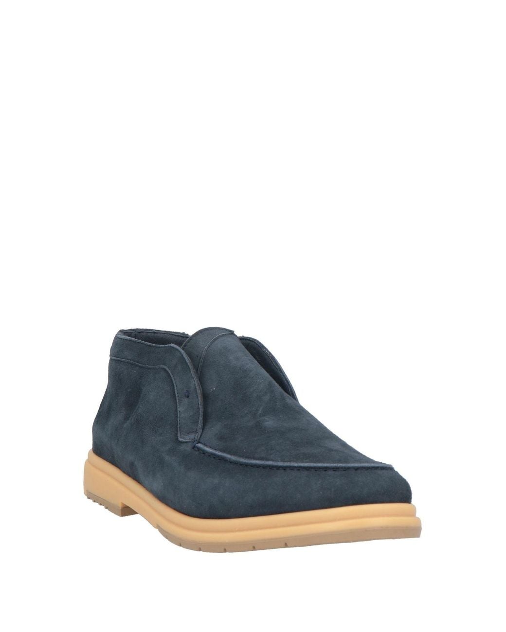 Andrea Ventura Firenze Blue Ankle Boots Leather for men