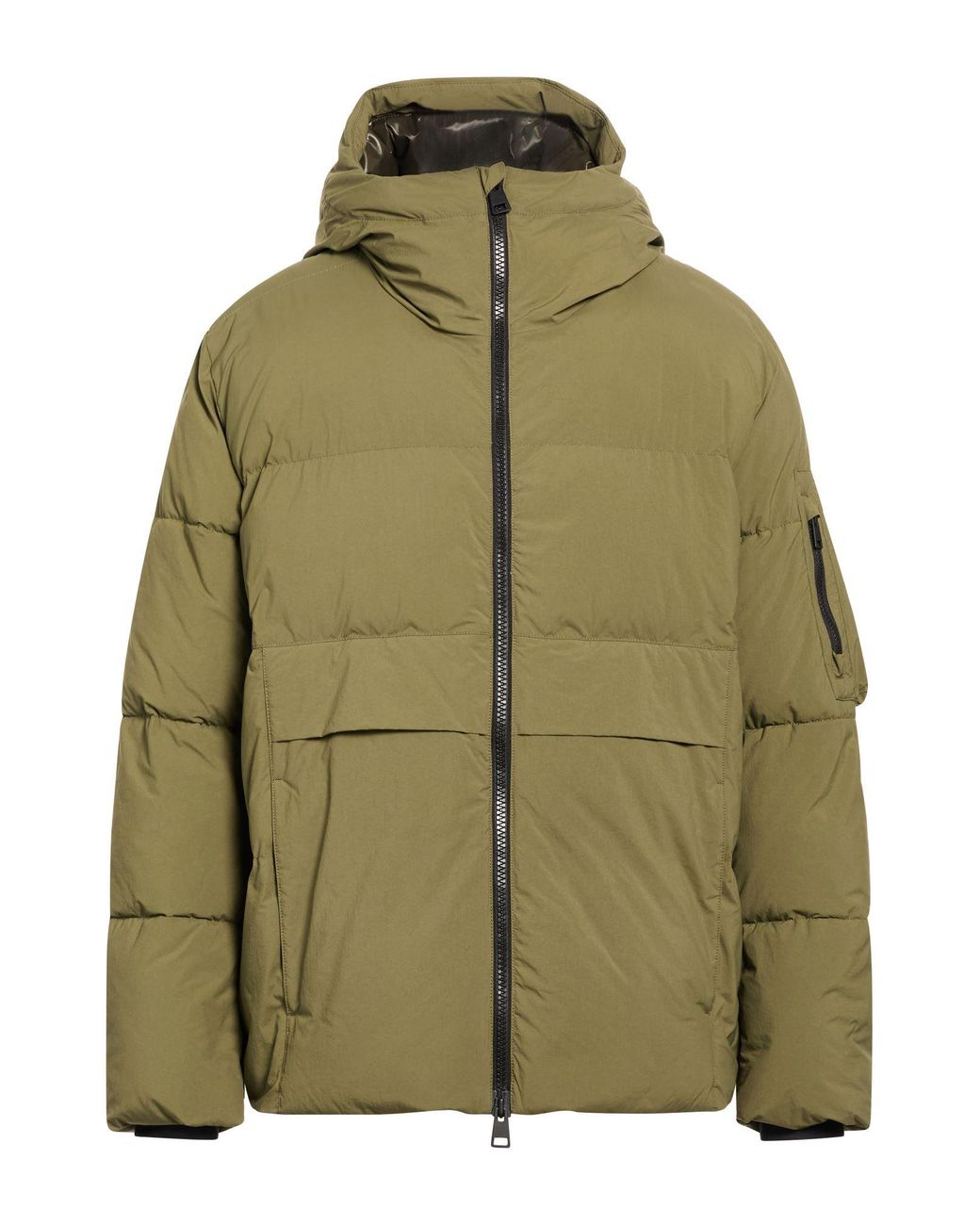 Dondup Green Military Puffer Polyamide for men