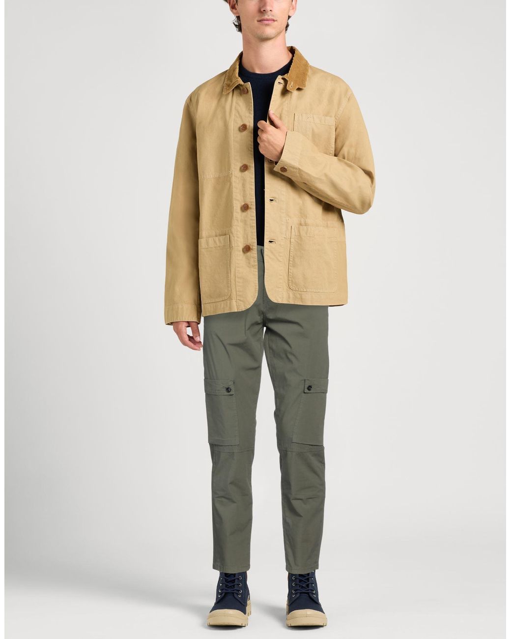 Daniele Alessandrini Green Pants Cotton, Elastane for men