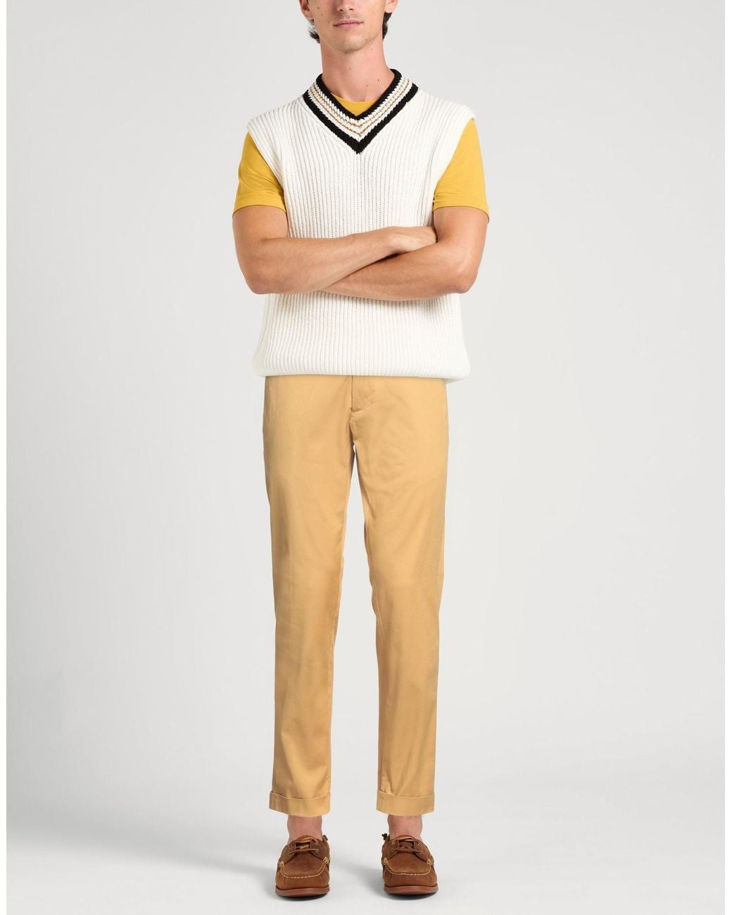 Messagerie Natural Pants Cotton, Elastane for men