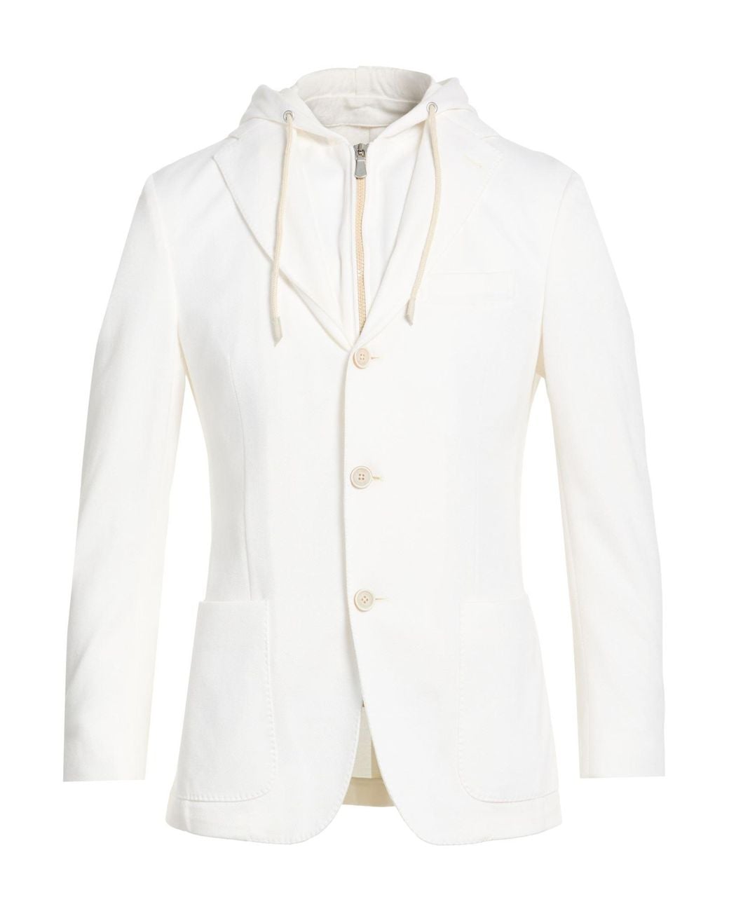 Eleventy White Blazers for men