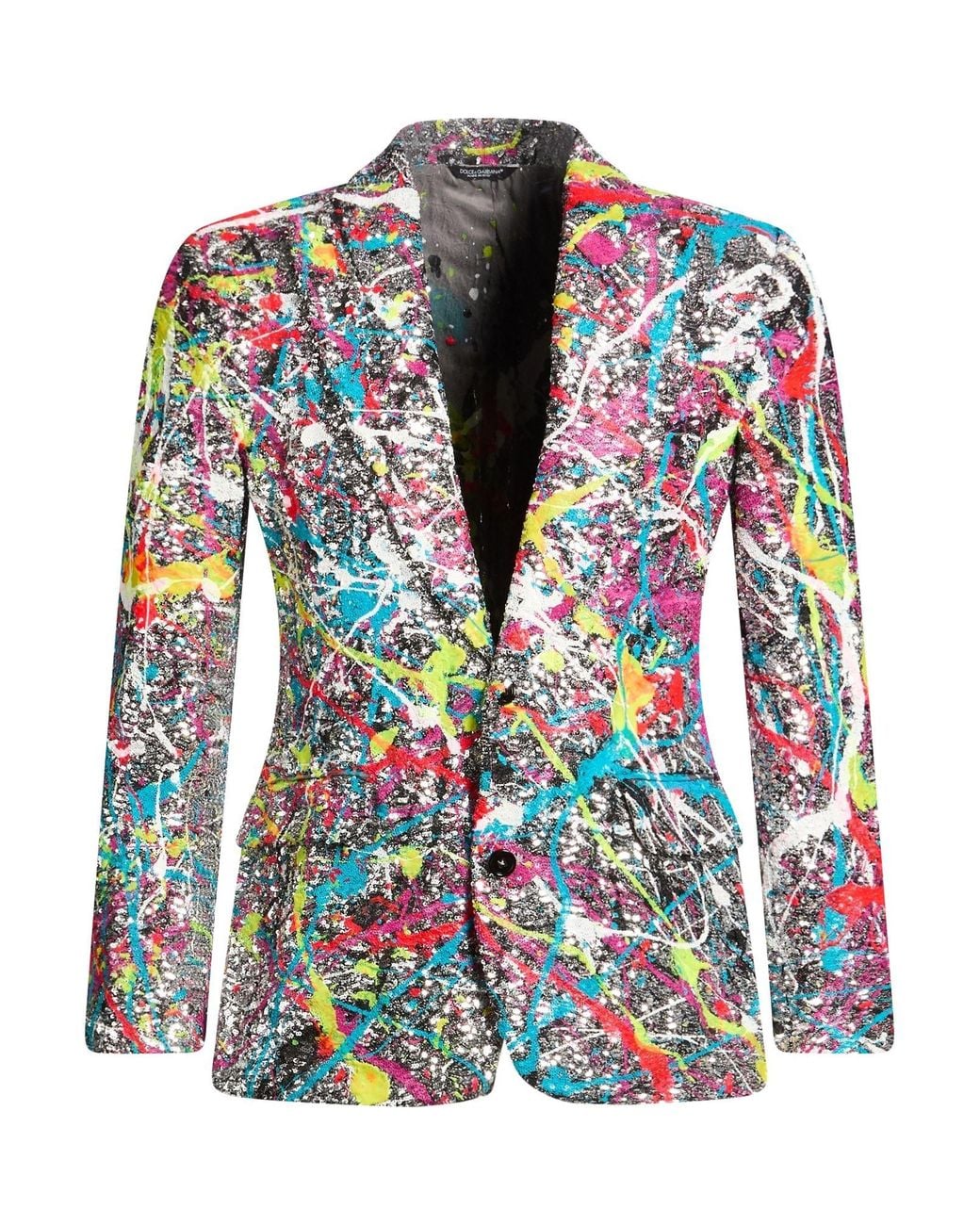 Dolce & Gabbana Metallic Blazers for men