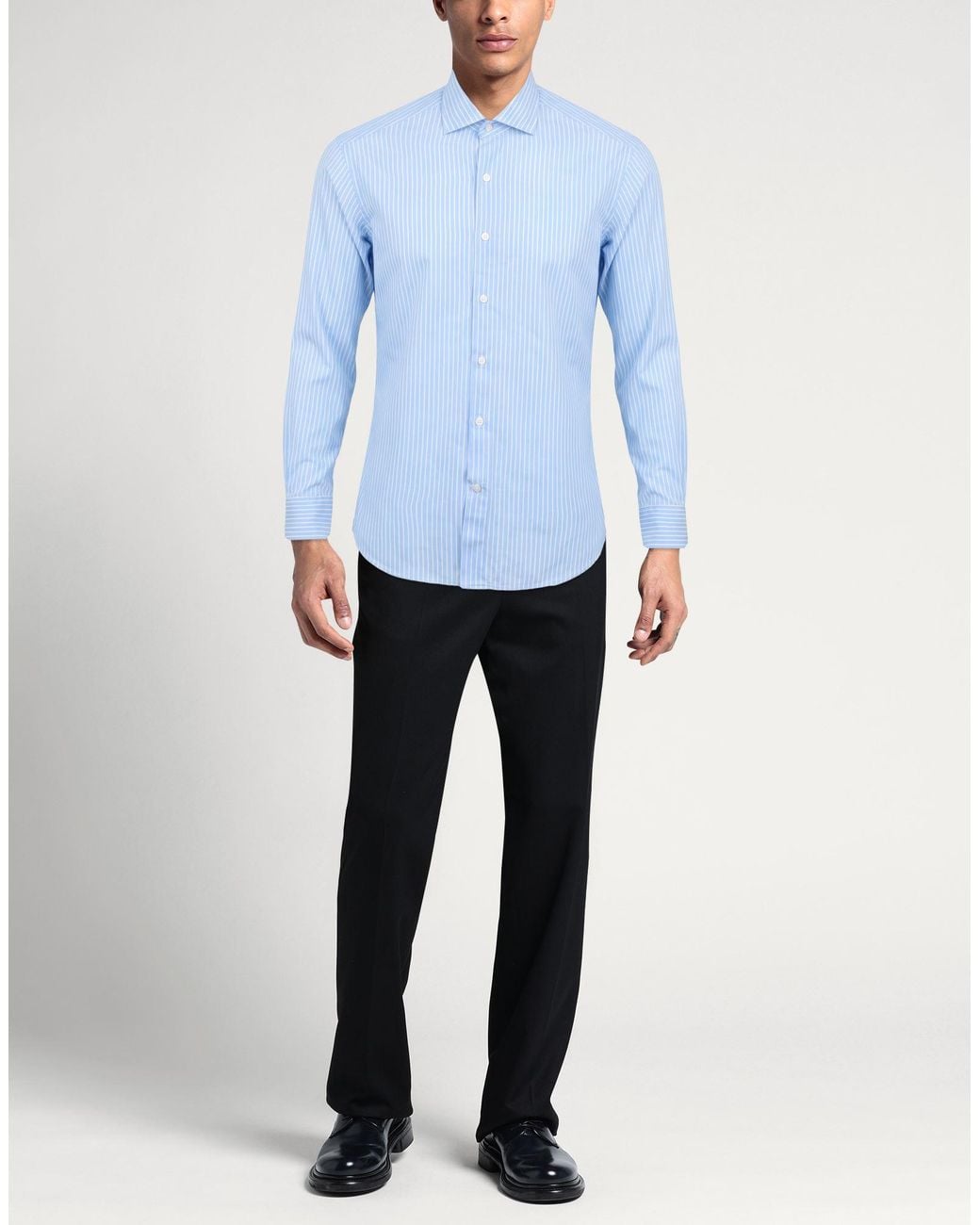 Camisa Sonrisa de hombre de color Blue