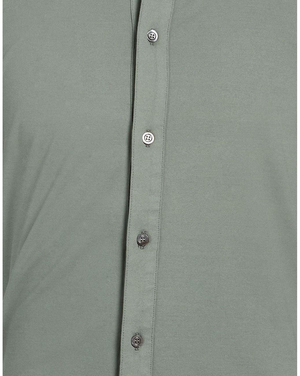 Alpha Studio Green Shirt for men