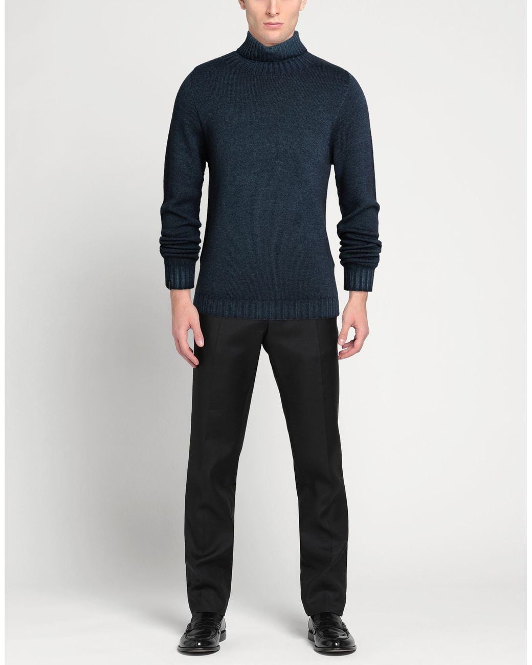 AROVESCIO Rollkragenpullover in Blue für Herren
