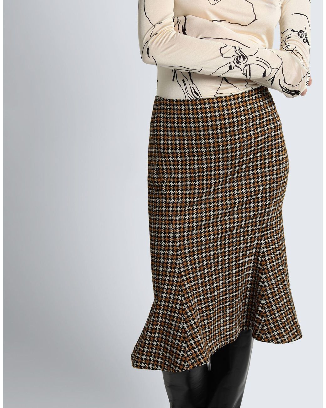 Marni Multicolor Midi Skirt