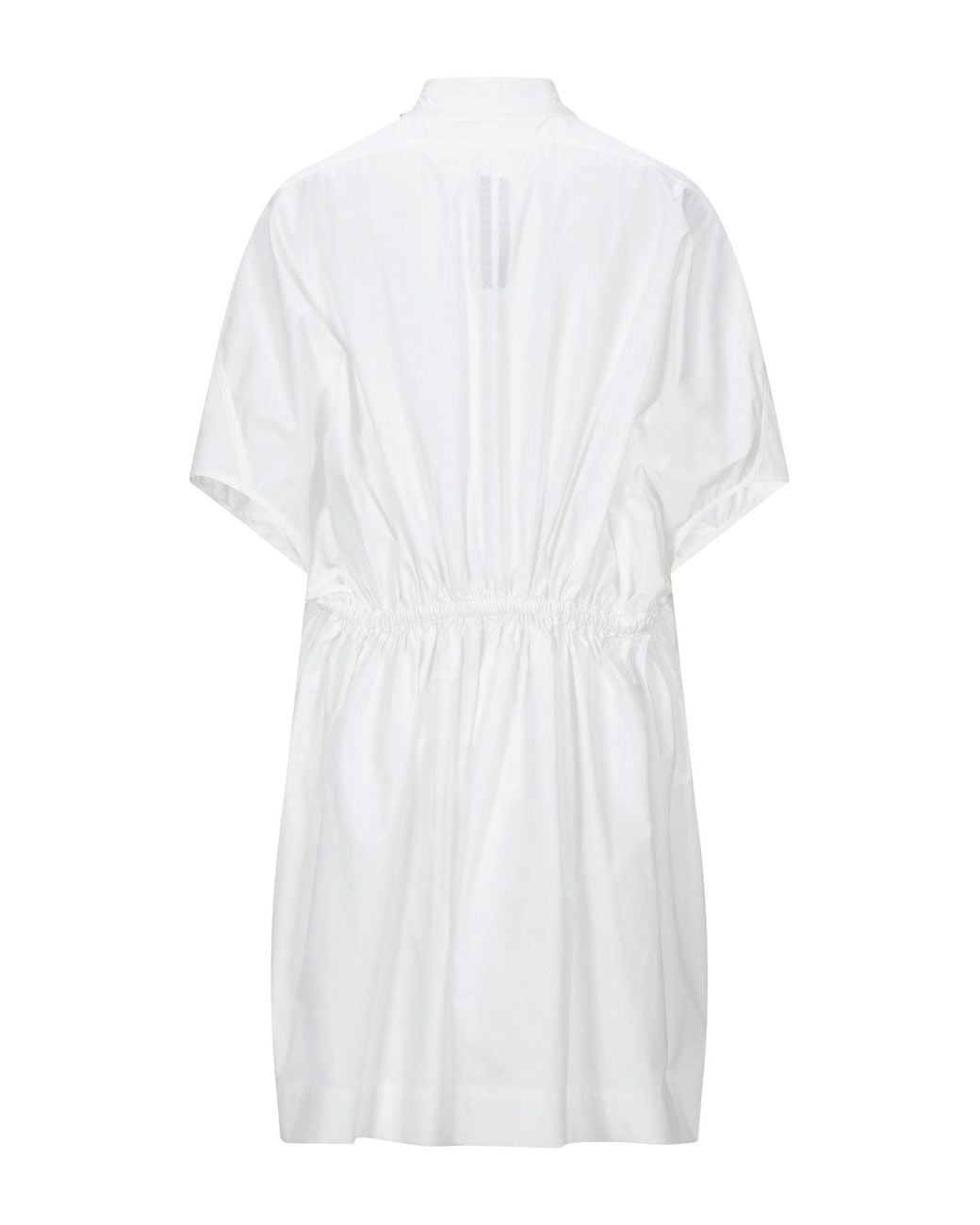 Rick Owens White Shirt Dress