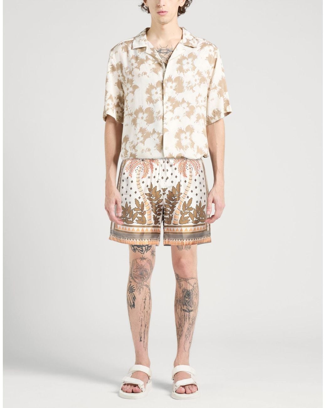 Amiri Natural Shorts & Bermuda Shorts for men