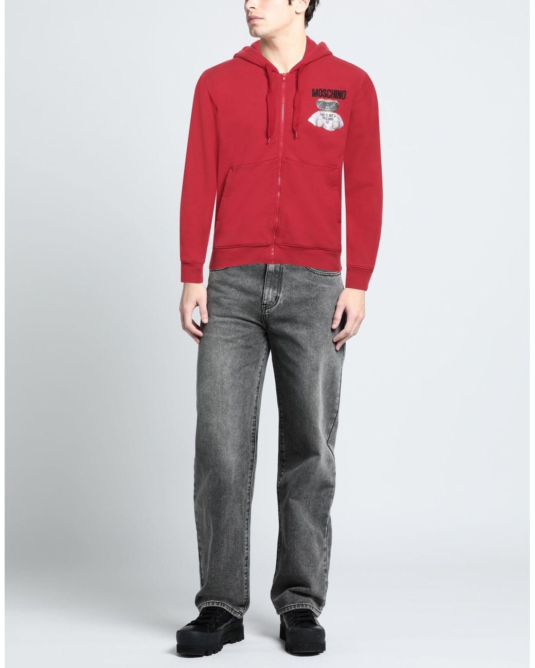 Moschino Red Sweatshirt for men
