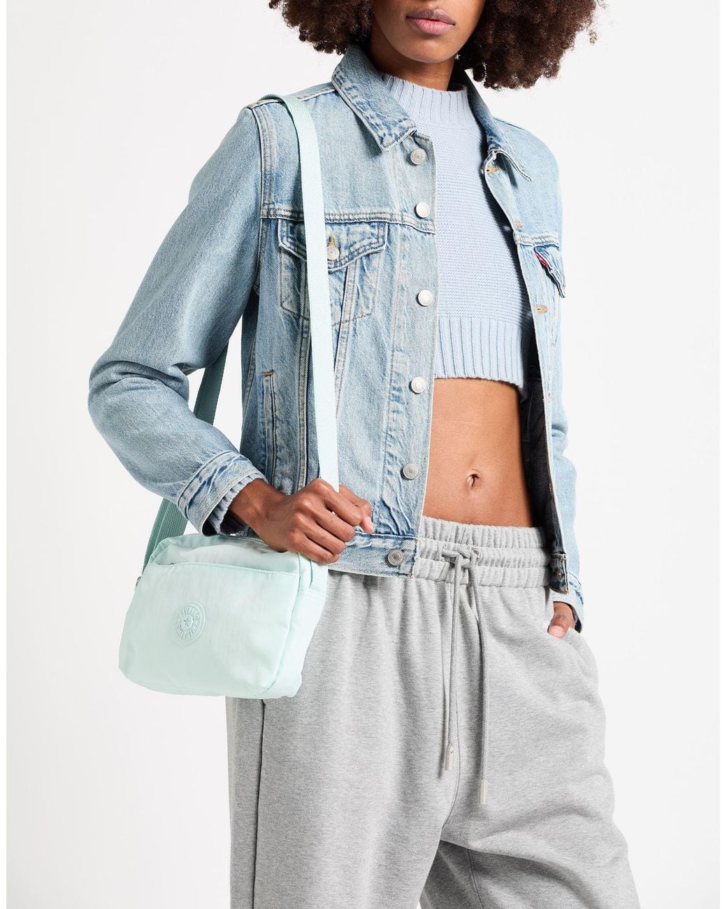 Kipling Blue Cross-Body Bag Polyamide