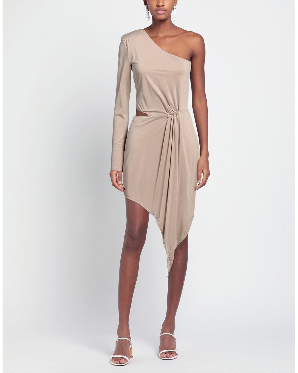 GAUGE81 Natural Mini-Kleid