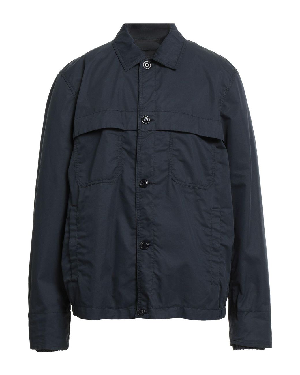Woolrich Blue Midnight Jacket Cotton, Polyester for men