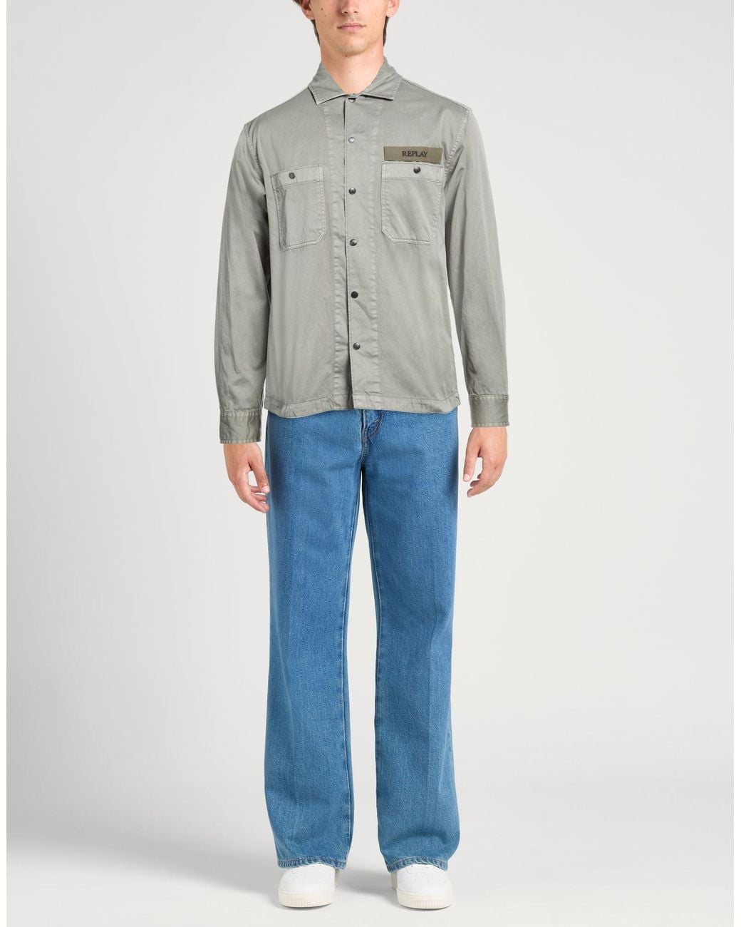 Replay Gray Shirts for men