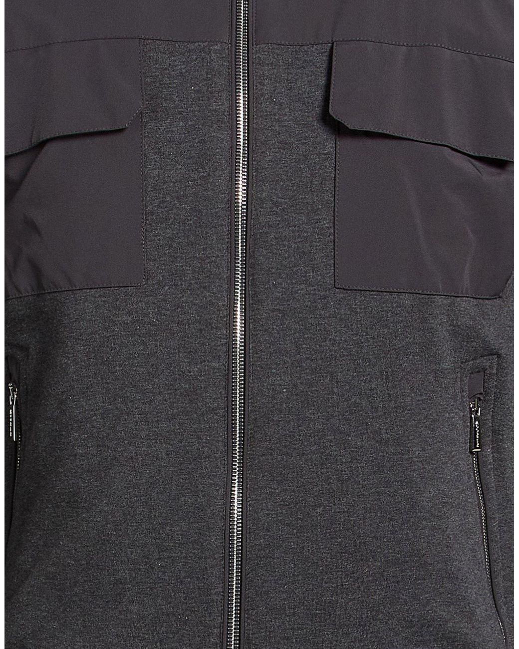 Moorer Gray Jacket Cotton, Elastane for men