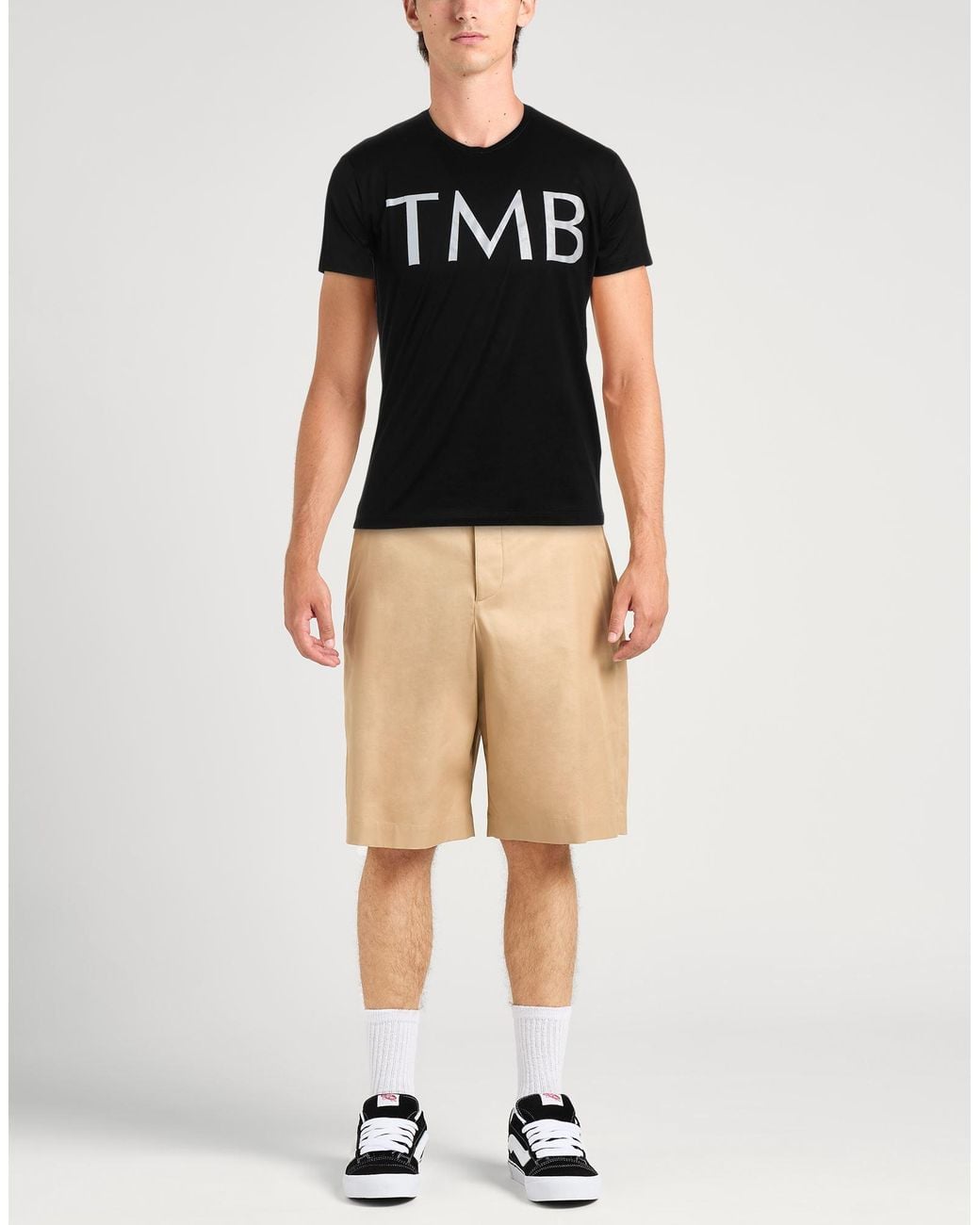 Tombolini Black T-Shirt Cotton for men