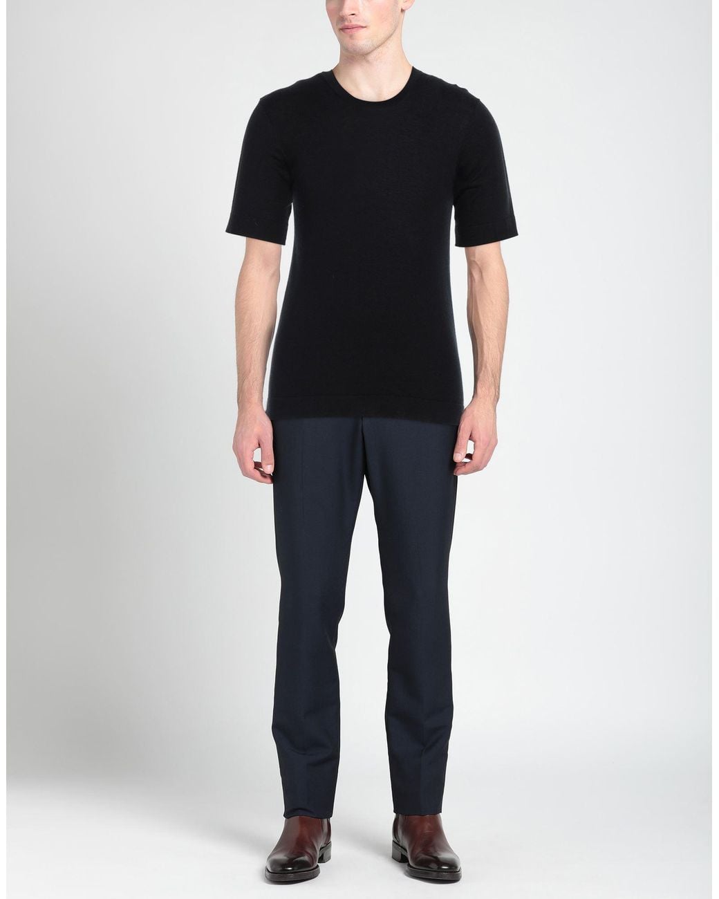 Alpha Studio Black Jumper for men