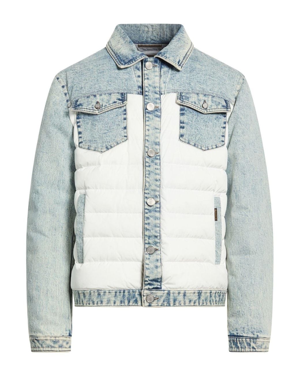 Moorer Blue Puffer Cotton, Elastane, Polyamide for men