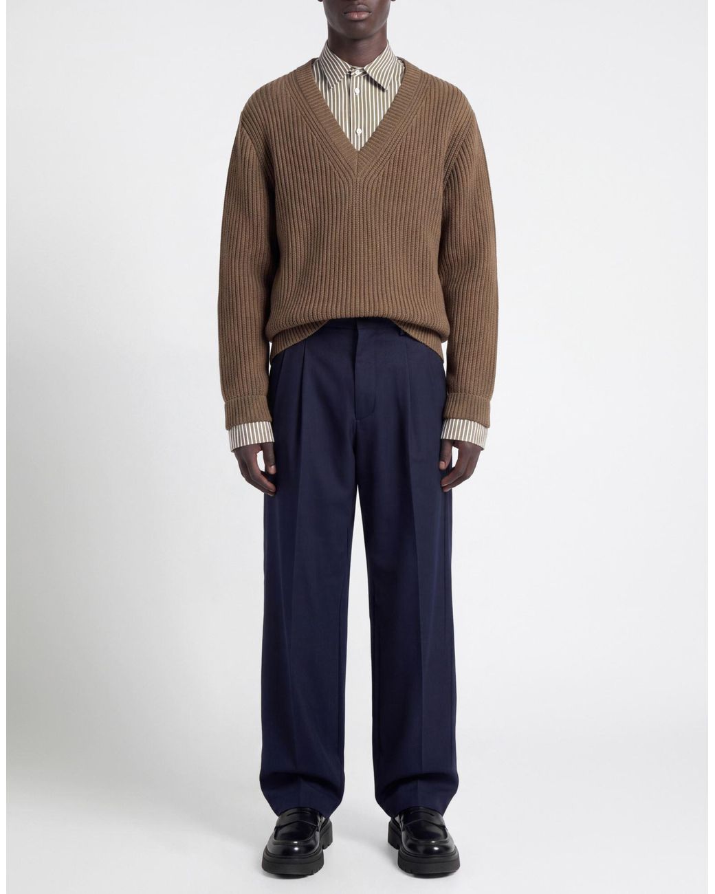 MSGM Green Military Sweater Cotton for men