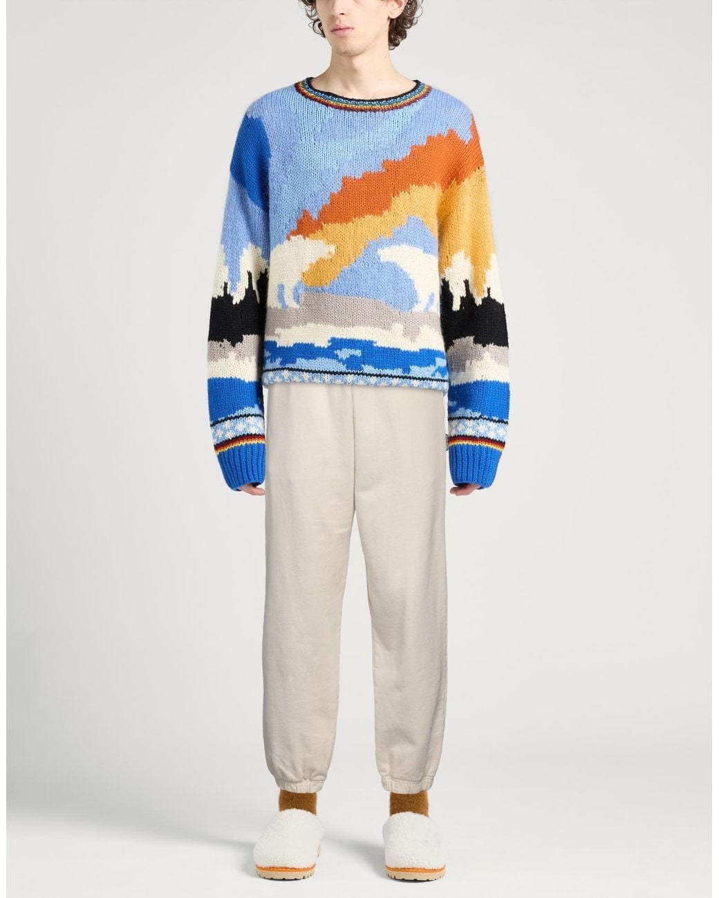 Palm Angels Natural Pants for men