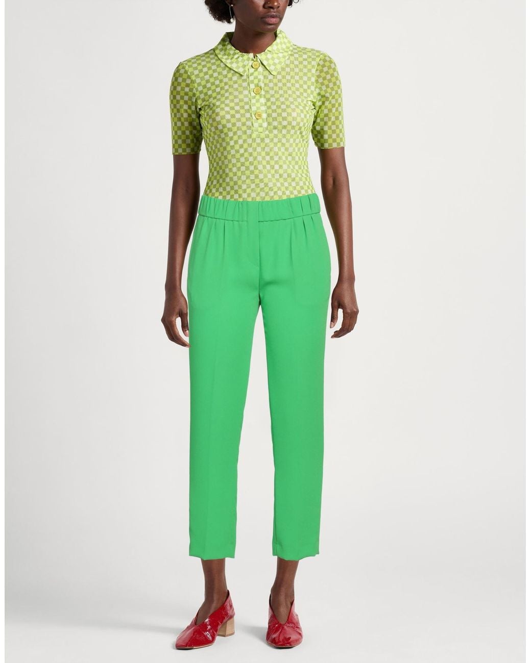 Sly010 Green Pants Polyester