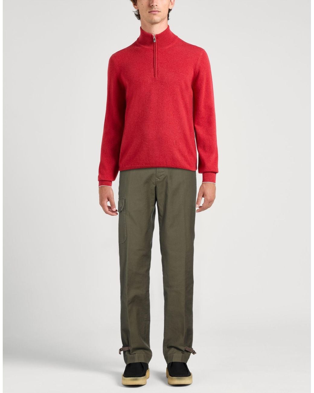 Incotex Green Pants Cotton for men