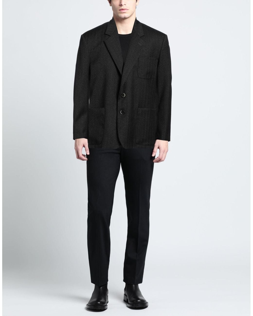 Blazer di Barena in Black da Uomo