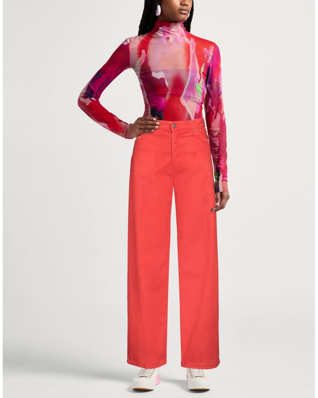Haikure Red Jeans
