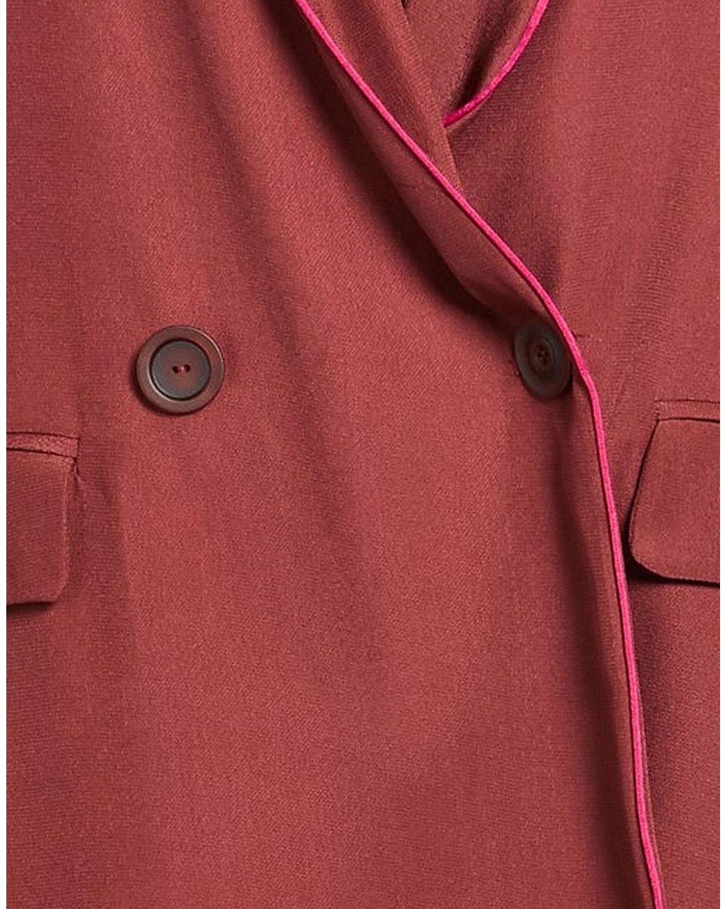Maliparmi Red Blazer Viscose