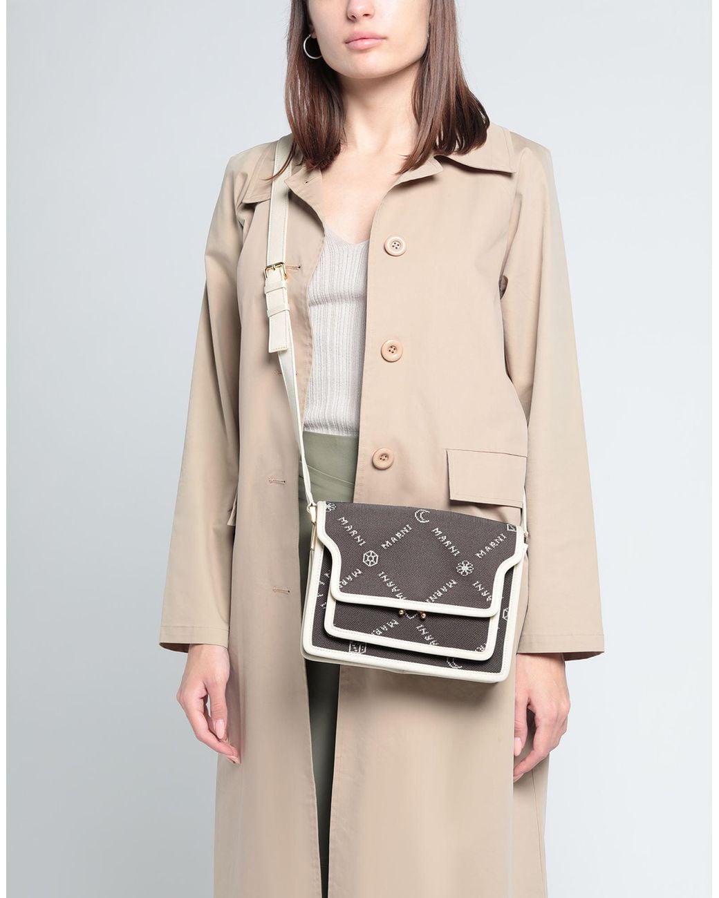 Marni Brown Cross-body Bag