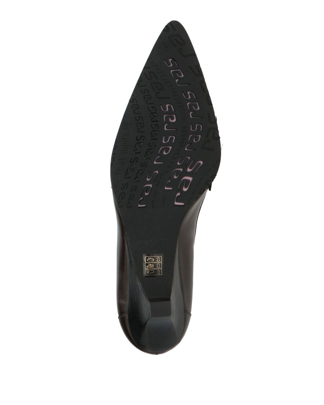 Ras Black Dark Pumps Leather