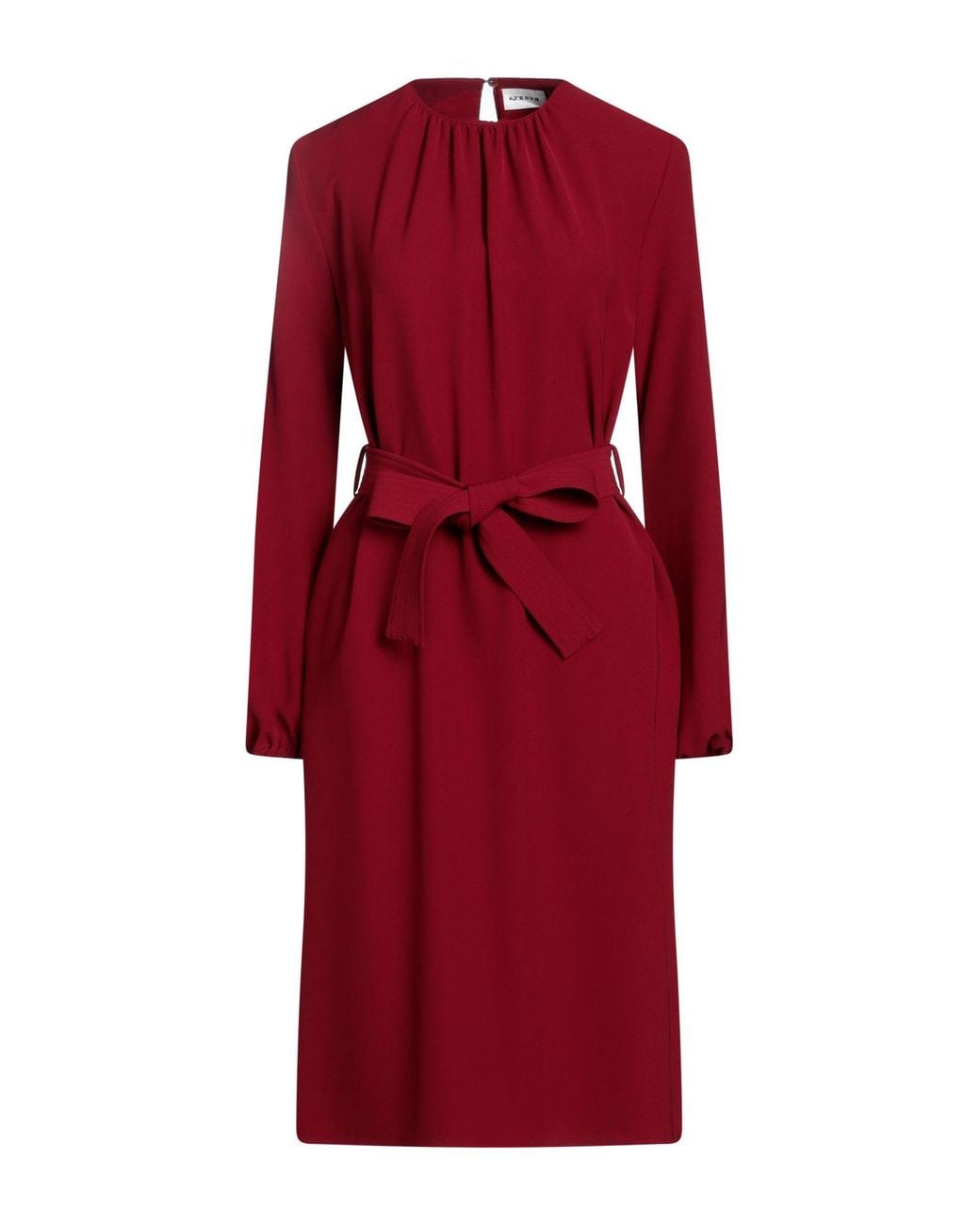 P.A.R.O.S.H. Red Midi Dress